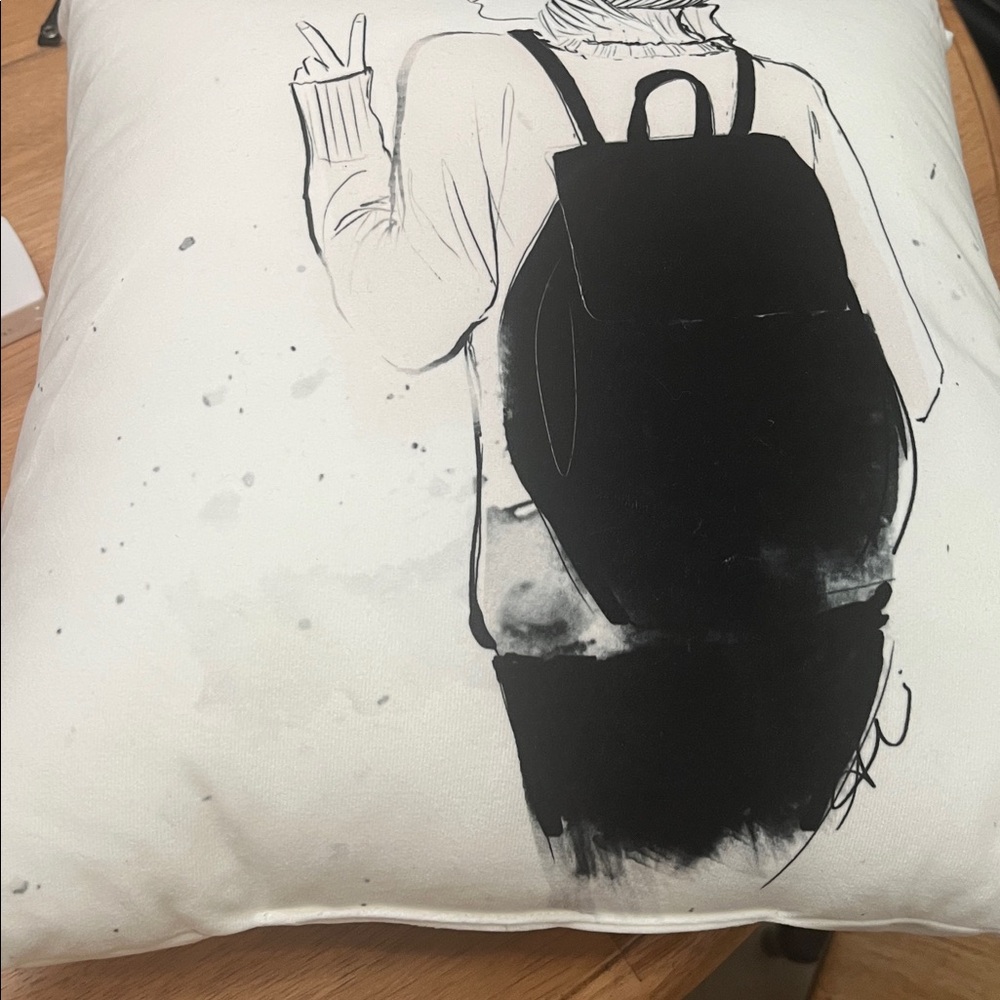 Urban Home Peace Throw Pillow - Picture 2 of 3